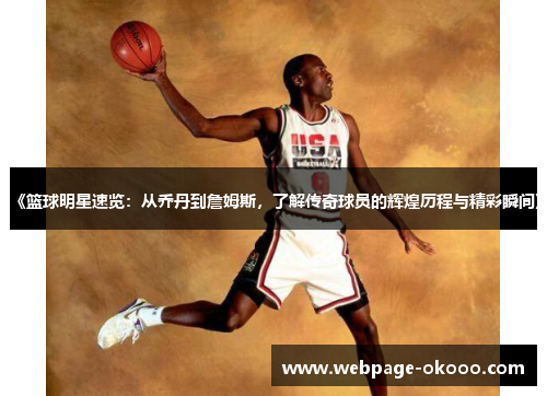 《篮球明星速览：从乔丹到詹姆斯，了解传奇球员的辉煌历程与精彩瞬间》