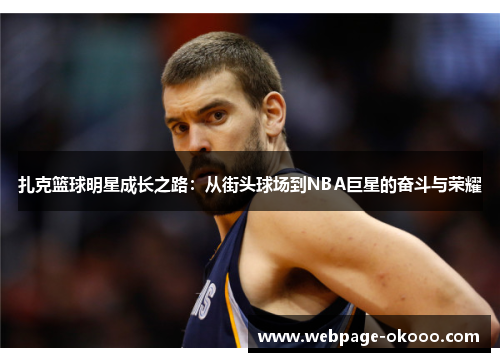 扎克篮球明星成长之路：从街头球场到NBA巨星的奋斗与荣耀