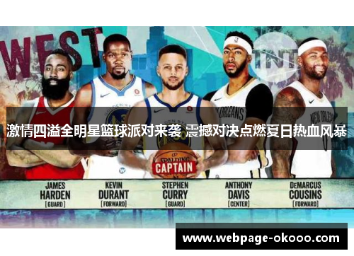 激情四溢全明星篮球派对来袭 震撼对决点燃夏日热血风暴